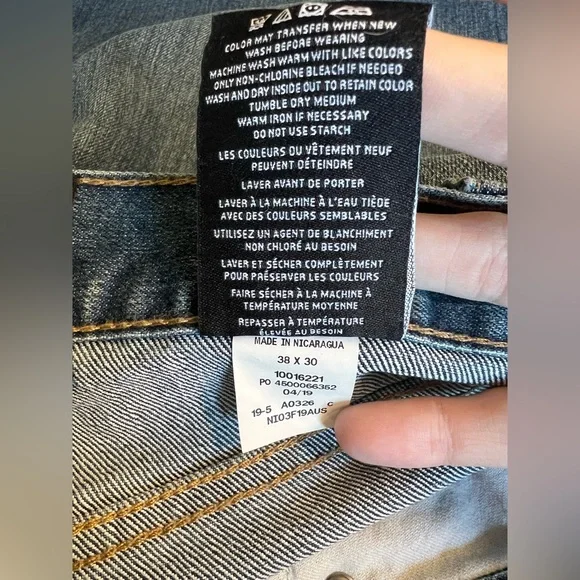 NWT Ariat Rebar M4 Relaxed DuraStretch Basic Boot Cut Men’s Jeans 38x30